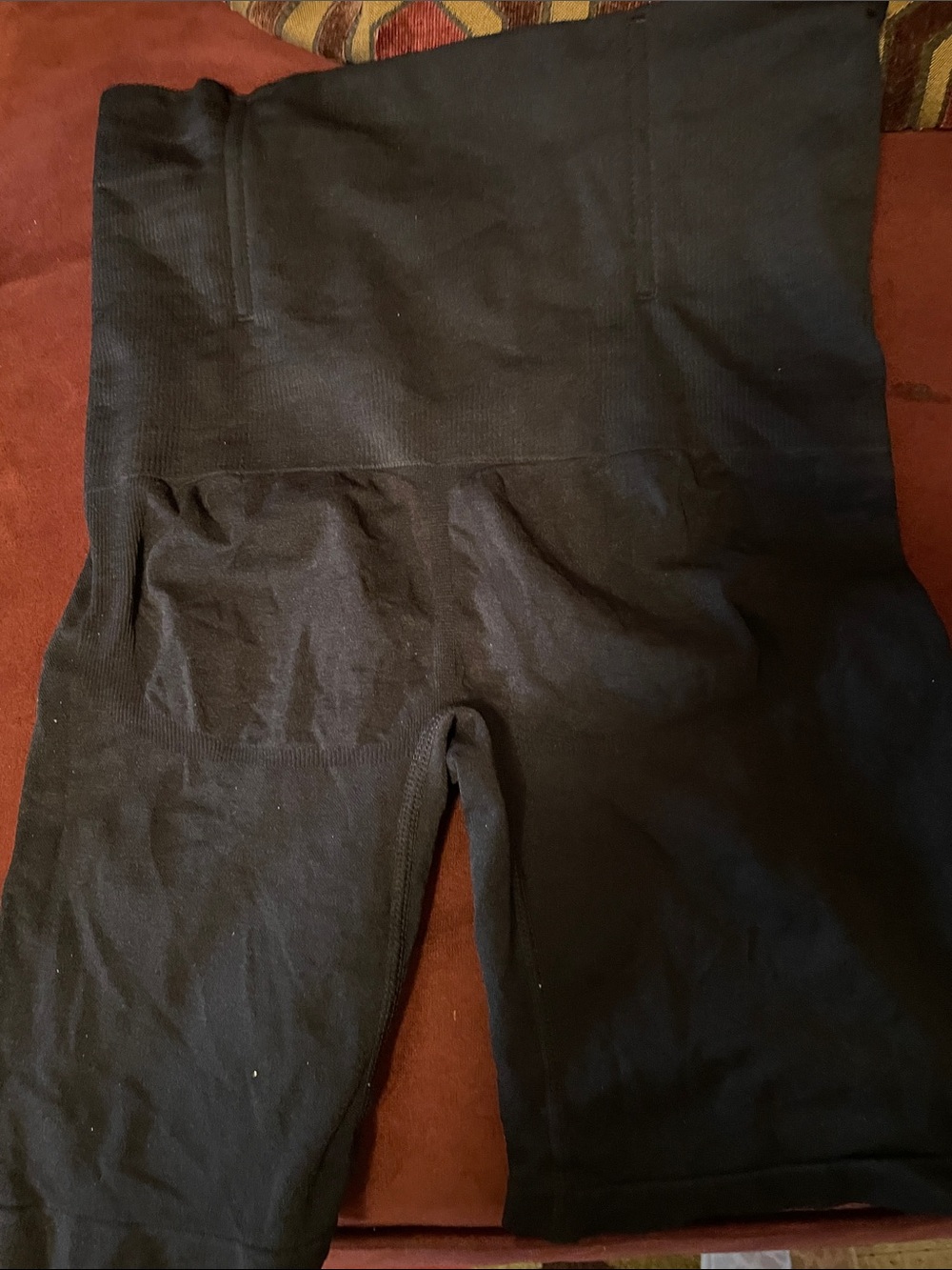 High-Waist Black Kids Shorts